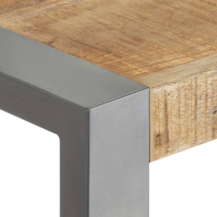 Matbord 70x70x75 cm massivt grovt mangoträ