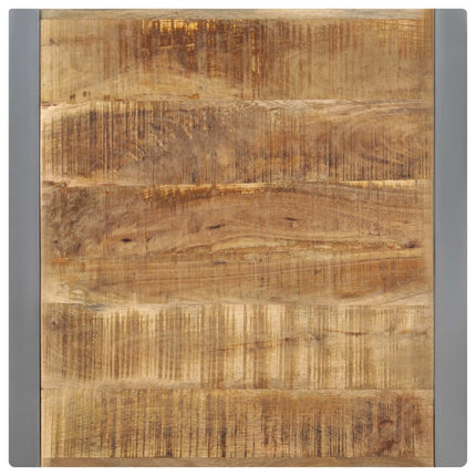 Matbord 70x70x75 cm massivt grovt mangoträ