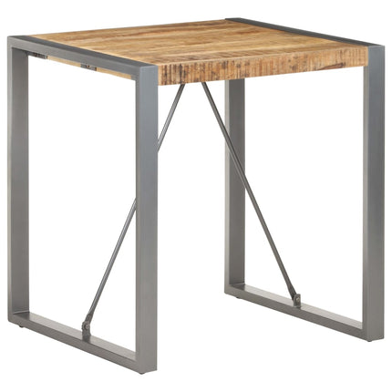 Matbord 70x70x75 cm massivt grovt mangoträ