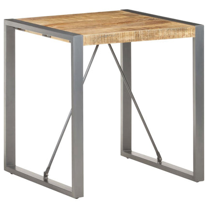 Matbord 70x70x75 cm massivt grovt mangoträ