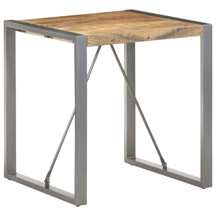 Matbord 70x70x75 cm massivt grovt mangoträ