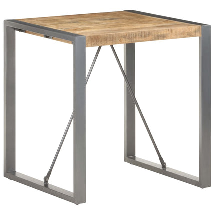 Matbord 70x70x75 cm massivt grovt mangoträ
