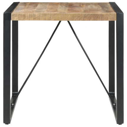 Matbord 80x80x75 cm grovt mangoträ