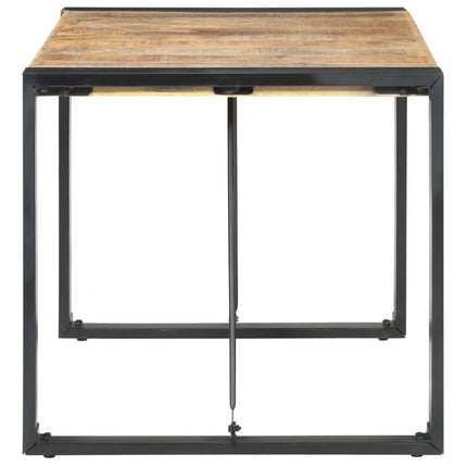 Matbord 80x80x75 cm grovt mangoträ