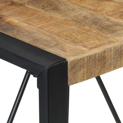 Matbord 80x80x75 cm grovt mangoträ