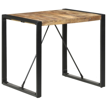 Matbord 80x80x75 cm grovt mangoträ