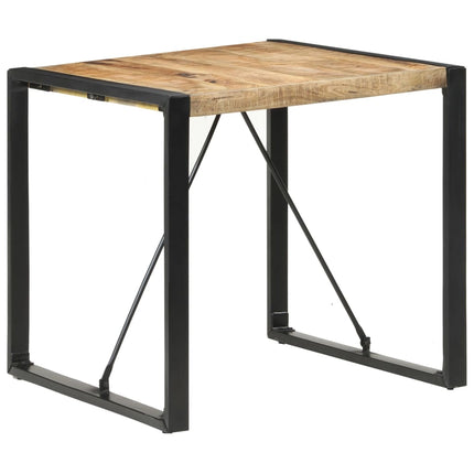 Matbord 80x80x75 cm grovt mangoträ