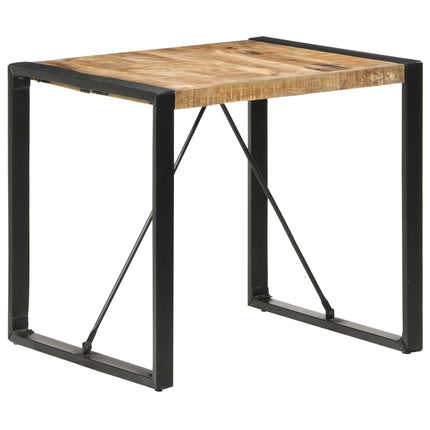 Matbord 80x80x75 cm grovt mangoträ