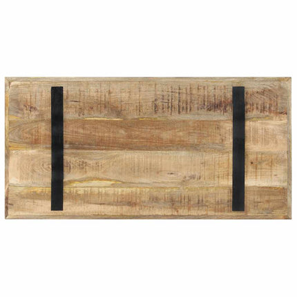 Matbord 120x60x76 cm grovt mangoträ