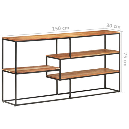 Skänk 150x30x75 cm massivt akaciaträ
