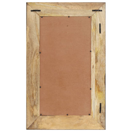 Spegel 80x50 cm massivt mangoträ