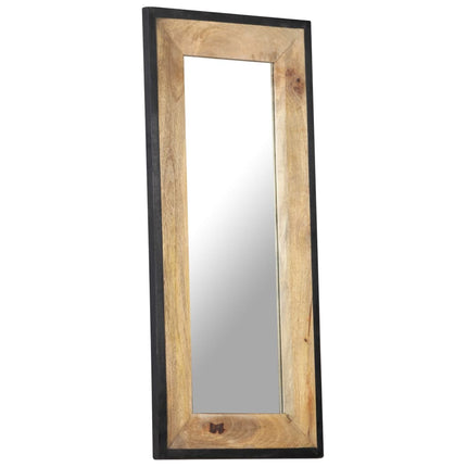 Spegel 110x50 cm massivt mangoträ