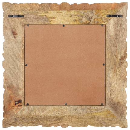 Spegel 50x50 massivt mangoträ