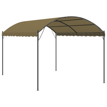 Paviljong 4x3x2,6 m taupe 180 g/m²