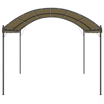 Paviljong 4x3x2,6 m taupe 180 g/m²