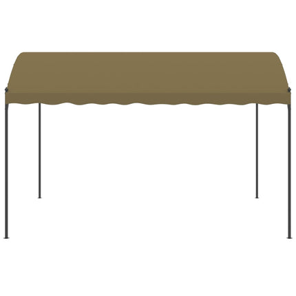 Paviljong 4x3x2,6 m taupe 180 g/m²