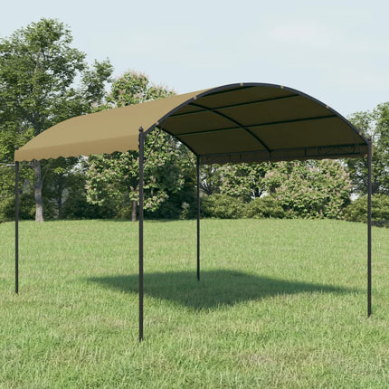Paviljong 4x3x2,6 m taupe 180 g/m²