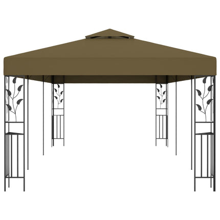 Paviljong 6x3 m taupe 180 g/m²