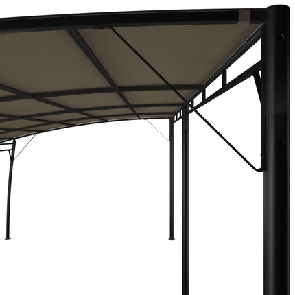 Paviljong 6x3x2,55 m taupe