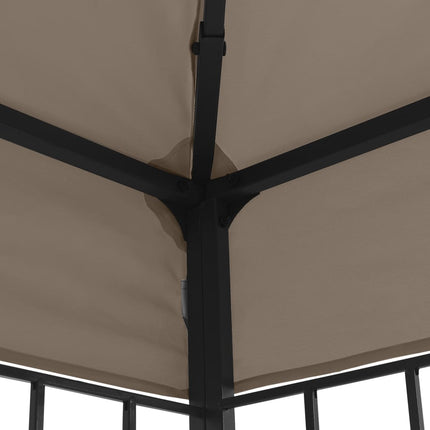 Paviljong 4x3 m taupe