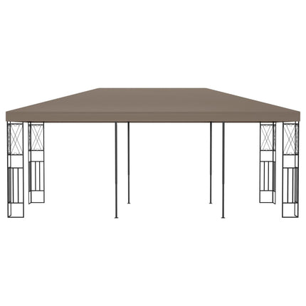 Paviljong 6x3 m taupe tyg