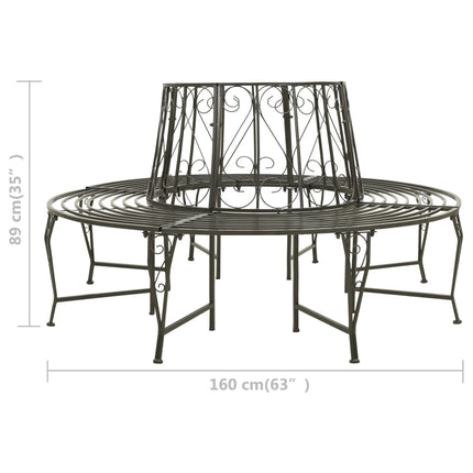 Trädsoffor 1-Antal sittplatser Ø 160 x 89 cm Stål