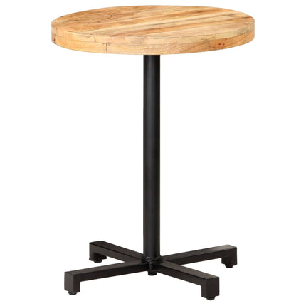 Cafébord runt Ø60x75 cm grovt mangoträ