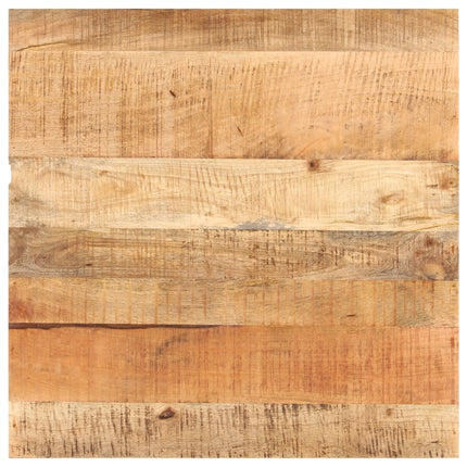 Cafébord fyrkantigt 80x80x75 cm grovt mangoträ