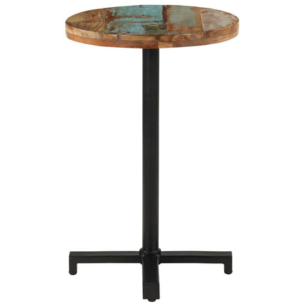Cafébord runt Ø50x75 cm massivt återvunnet trä