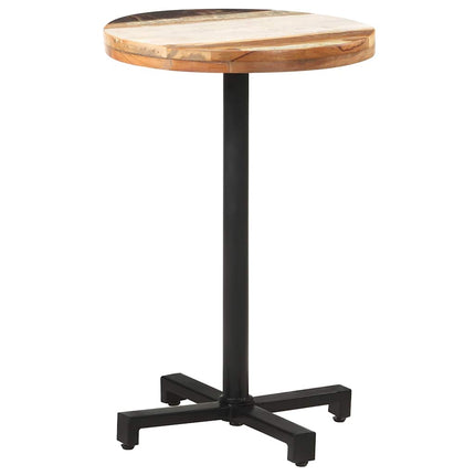 Cafébord runt Ø50x75 cm massivt återvunnet trä