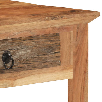 Skrivbord 110x50x75 cm massivt återvunnet trä