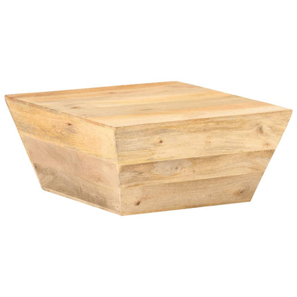 Soffbord V-format 66x66x30 cm massivt mangoträ