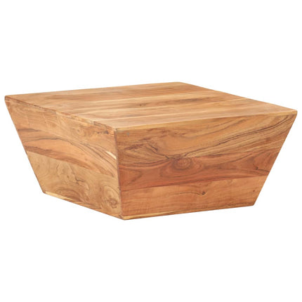 Soffbord V-format 66x66x30 cm massivt akaciaträ