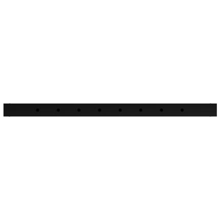 Ramar till arbetsbänk 2 st metall 85x(69-95,5) cm svart