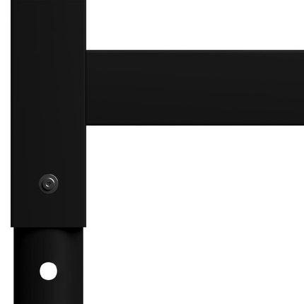 Ramar till arbetsbänk 2 st metall 85x(69-95,5) cm svart