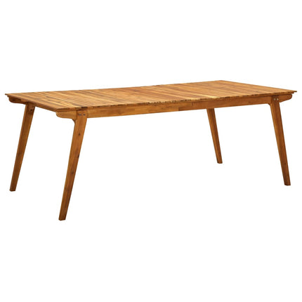 Trädgårdsbord 201,5x100x75 cm massivt akaciaträ