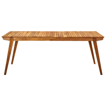 Trädgårdsbord 201,5x100x75 cm massivt akaciaträ