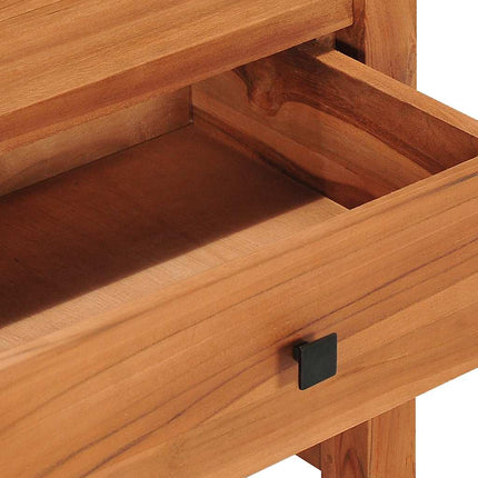 Tv-bänk 100x40x45 cm teak