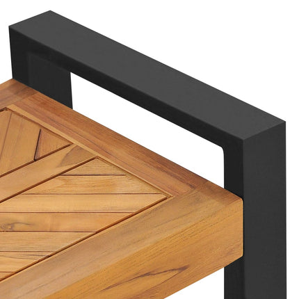 Bänk 120 cm massiv teak