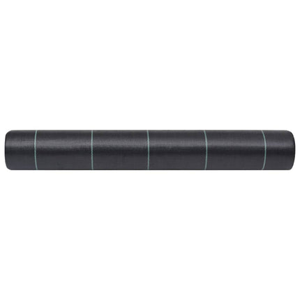 Ogräsmatta svart 2x25 m PP