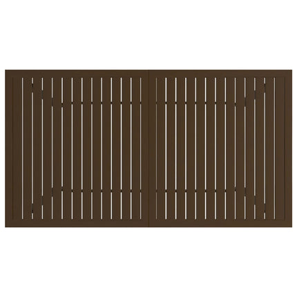 Trädgårdsbord 140x80x72 cm stål
