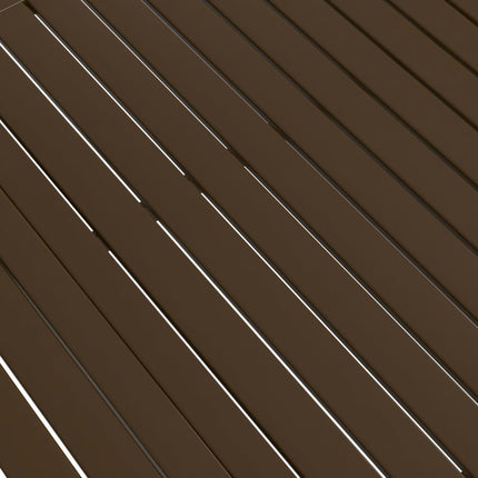 Trädgårdsbord 140x80x72 cm stål