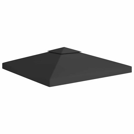 Paviljongtak med ventilering 310 g/m² 3x3 m svart