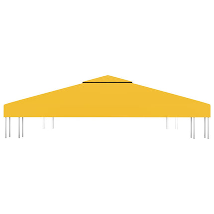 Paviljongtak med ventilering 310 g/m² 3x3 m gul