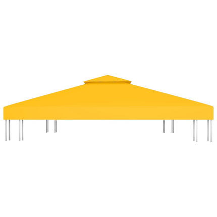 Paviljongtak med ventilering 310 g/m² 4x3 m gul