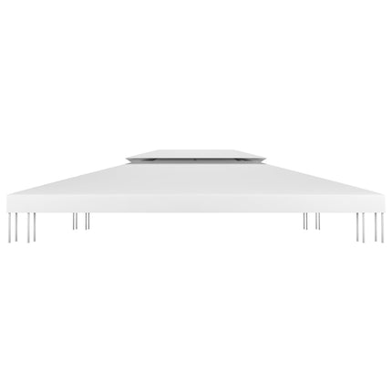 Paviljongtak med ventilering 310 g/m² 4x3 m vit