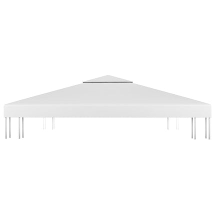 Paviljongtak med ventilering 310 g/m² 4x3 m vit