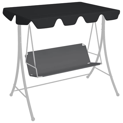 Reservtak för hammock svart 188/168x145/110 cm