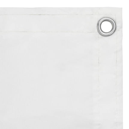 Balkongskärm vit 90x300 cm oxfordtyg