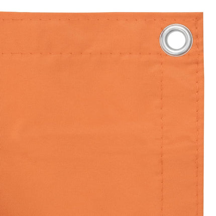 Balkongskärm orange 120x600 cm oxfordtyg